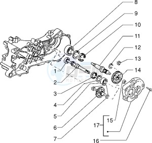 Sfera RST 80 drawing Rear wheel shaft