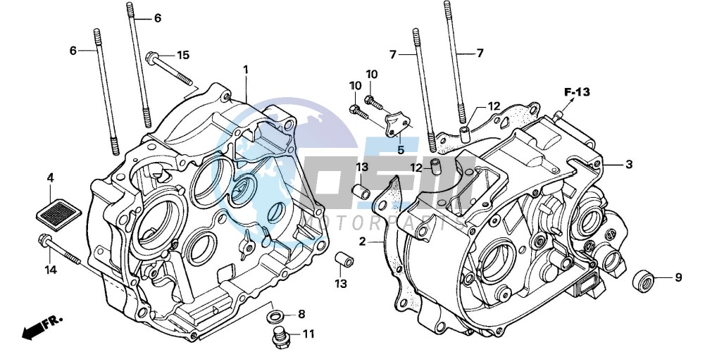 CRANKCASE (CRF80F)