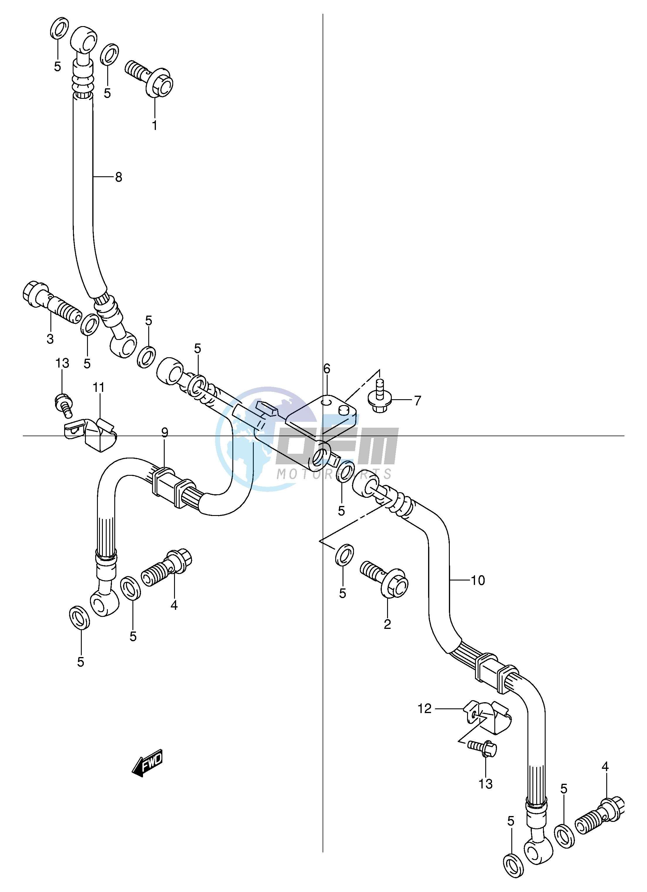 FRONT BRAKE HOSE