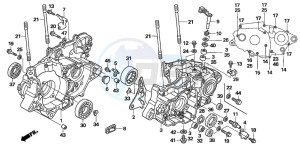 TRX450R drawing CRANKCASE (TRX450R6,7,8/ER6,7,8)