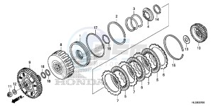 SXS700M4H Europe Direct - (ED) drawing CLUTCH (LOW)