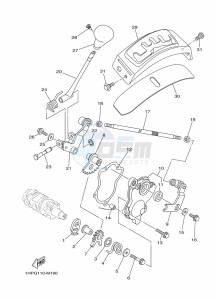 YFM700FWBD YFM7NKPAK (B5KE) drawing SHIFT SHAFT