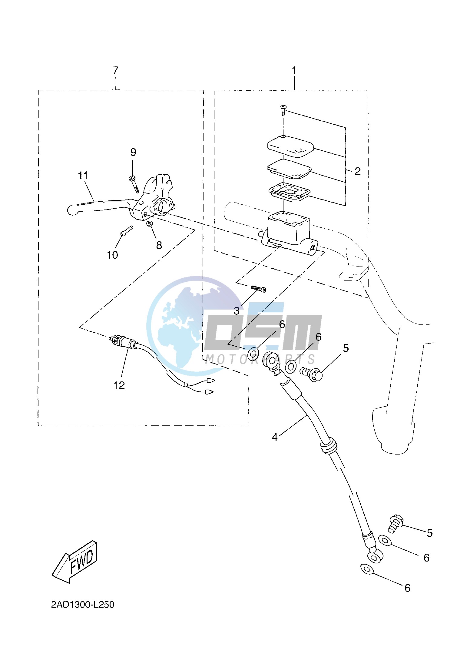 FRONT MASTER CYLINDER