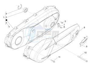 Beverly 350 4t 4v ie e3 Sport Touring drawing Crankcase cover - Crankcase cooling