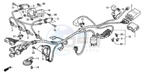 CB600F2 CB600F drawing WIRE HARNESS (1)