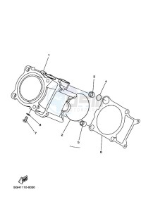 YFM450FWB KODIAK 450 (BJ5X) drawing CYLINDER