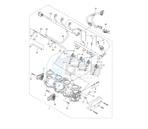 YZF R6 600 drawing THROTTLE BODY