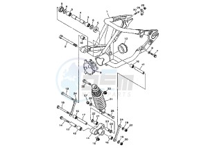 XVS DRAG STAR 1100 drawing REAR ARM