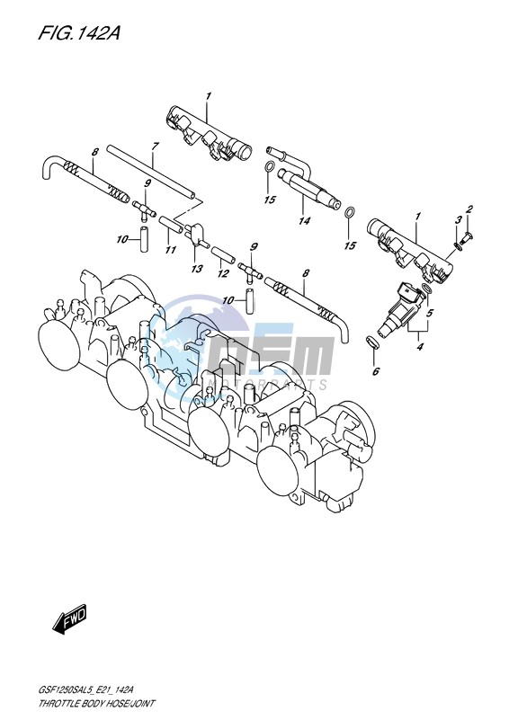 THROTTLE BODY HOSE-JOINT