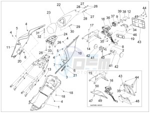 RSV4 1000 Racing Factory L.E. (EMEA, APAC) (AUS, CP, EU, GB, J, MAL, NZ, RI, VN) drawing Rear body