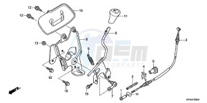 TRX420FPMB drawing SELECT LEVER