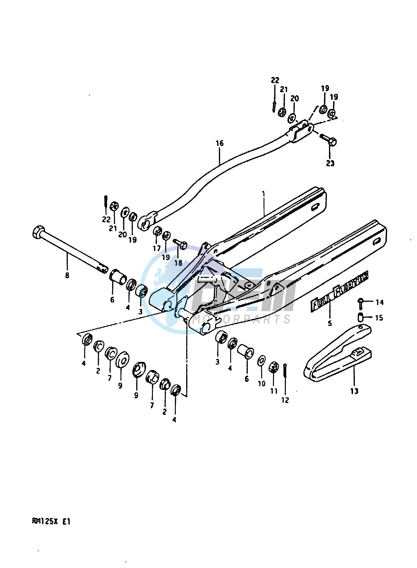 REAR SWINGING ARM