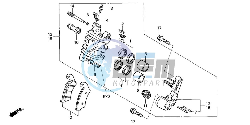 FRONT BRAKE CALIPER