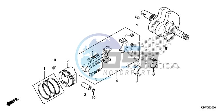 CRANKSHAFT/PISTON