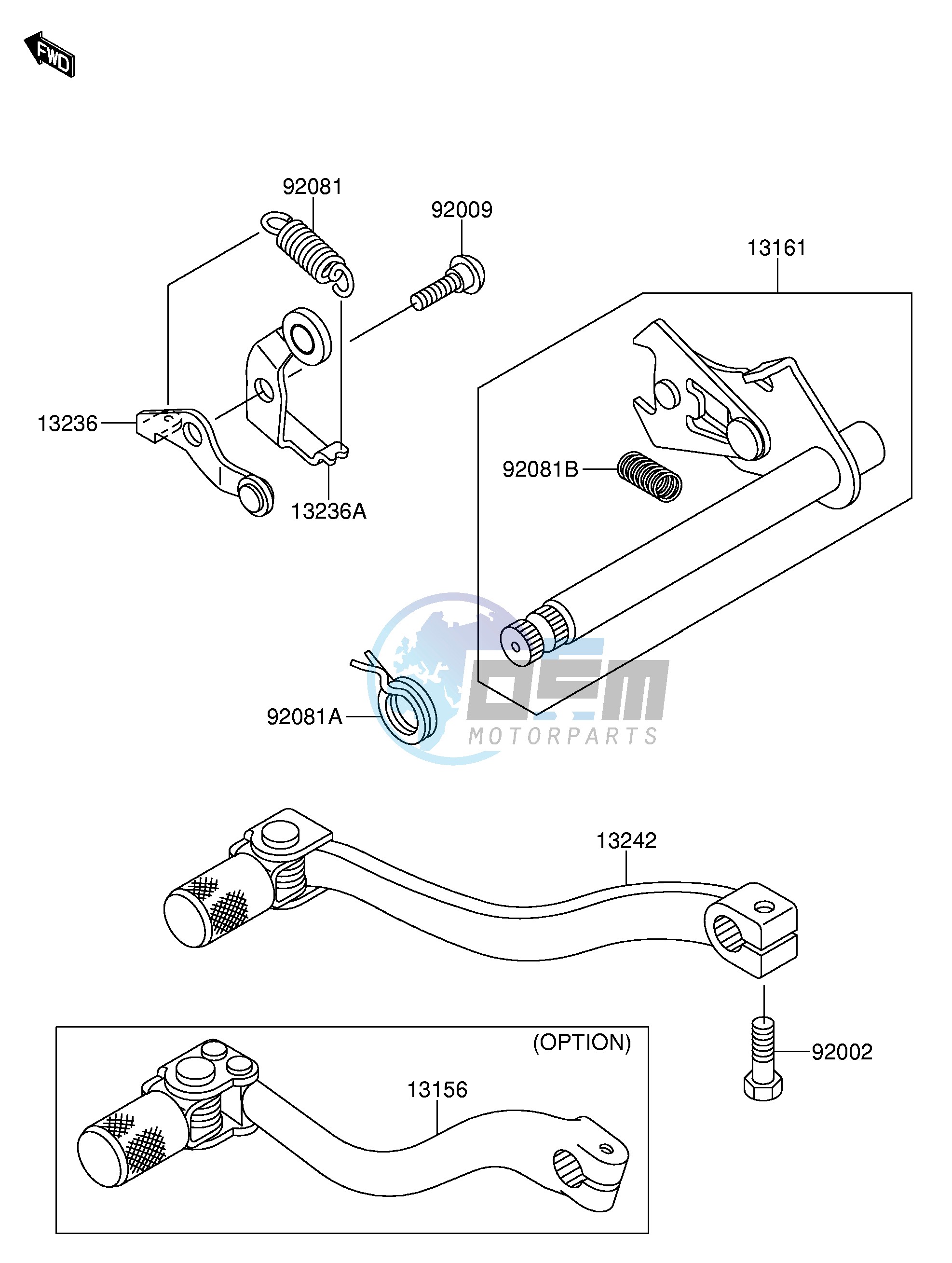 GEAR CHANGE MECHANISM