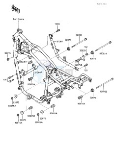 VN 700 A [LTD] (A1) [LTD] drawing FRAME FITTINGS