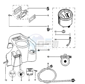 FOX - 50 cc drawing METER