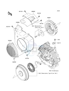 KAF 400 B [MULE 600] (B6F-B9F) B7F drawing COOLING