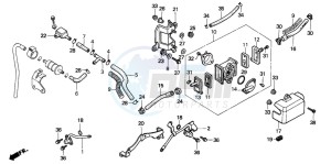 VT1100C2 drawing AIR SUCTION VALVE (VT1100C-AR/SW)