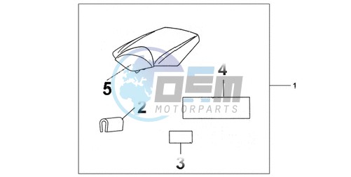 REAR SEAT COWL REPSOL