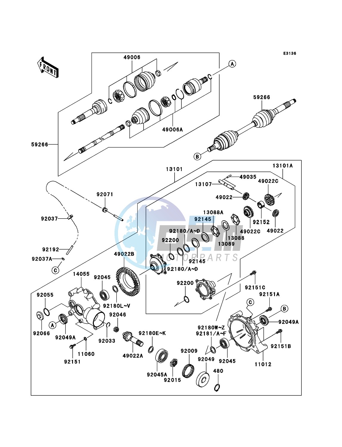 Drive Shaft-Front