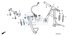 CBF125MA UK - (E) drawing STAND