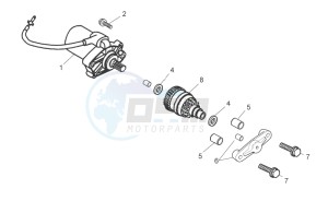 RS 50 drawing Starter motor