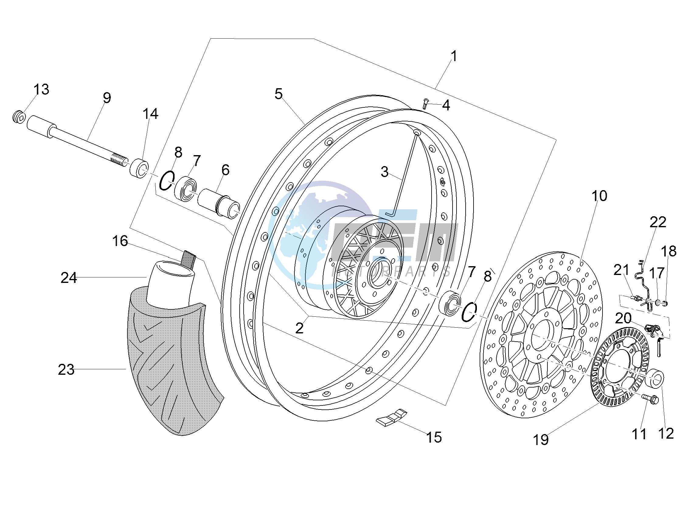 Front wheel