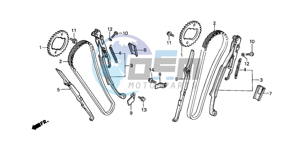 CAM CHAIN/TENSIONER