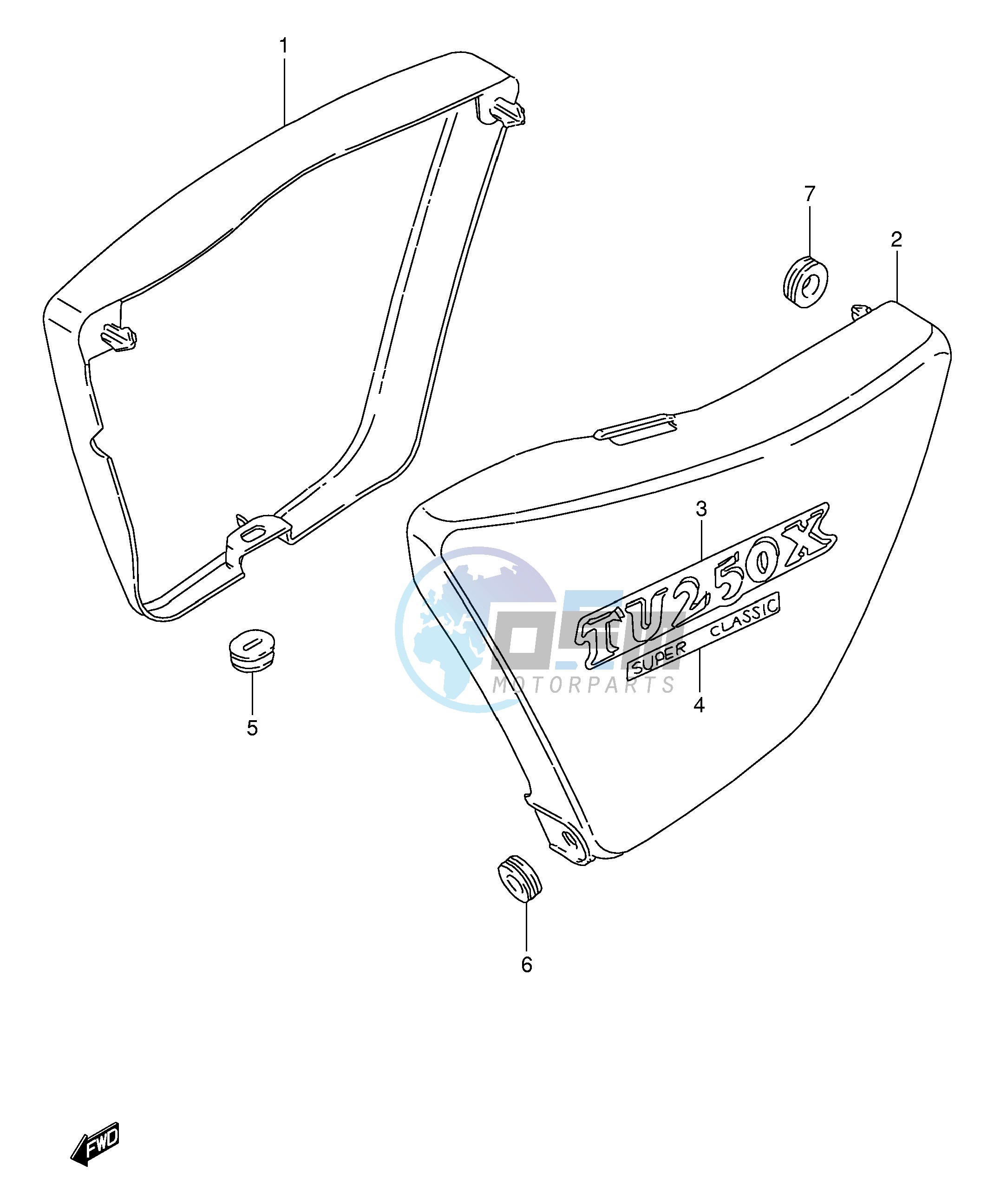 FRAME COVER (MODEL Y K1)