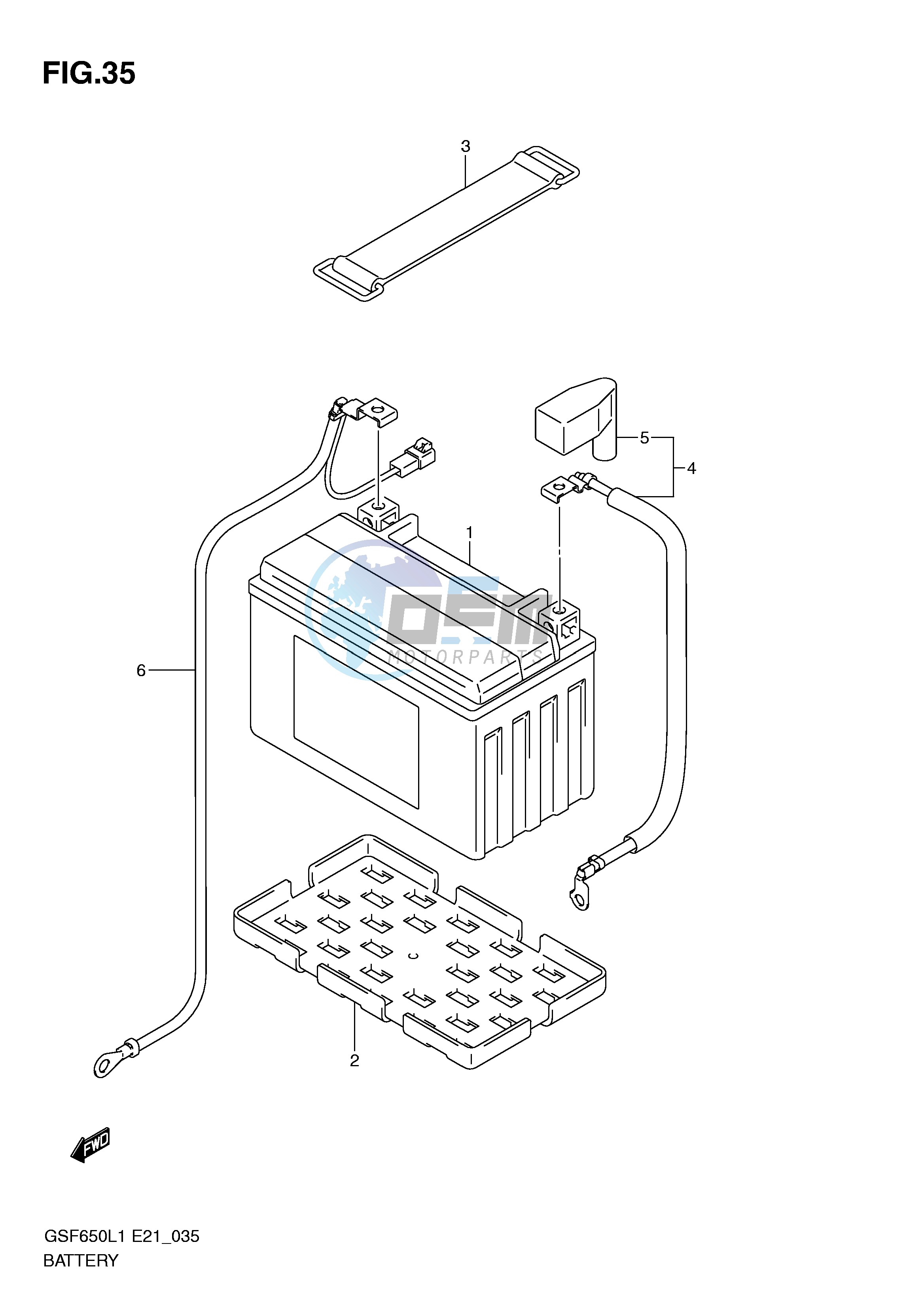 BATTERY (GSF650UL1 E21)