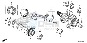 NC700SDD NC700S Dual Cluth ABS 2ED drawing CRANKSHAFT/ PI STON