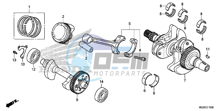 CRANKSHAFT/ PI STON