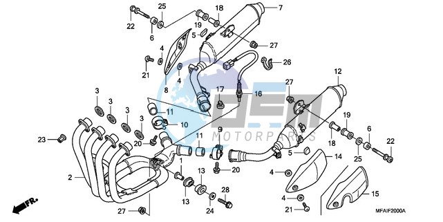 EXHAUST MUFFLER