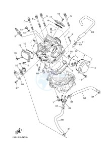 YXM700ES YXM70VPSG VIKING EPS SPECIAL EDITION (B42B) drawing CYLINDER HEAD