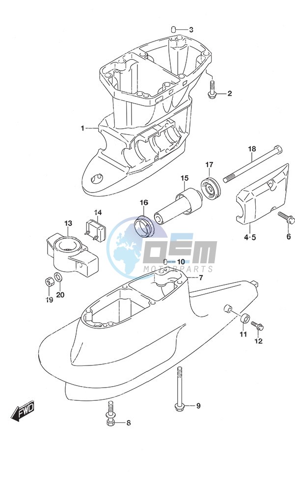 Drive Shaft Housing High Thrust