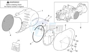 Leonardo 250-300 (eng. Minarelli) drawing Engine