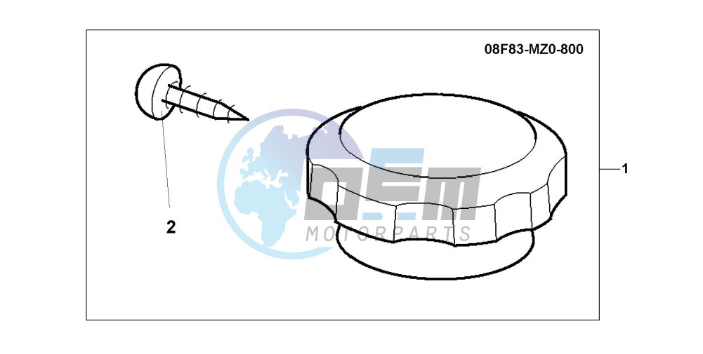 CHRM RADIATOR CAP