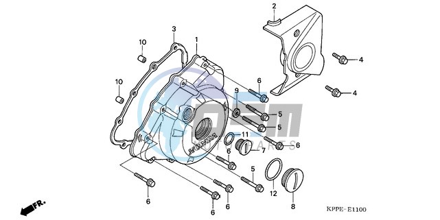 LEFT CRANKCASE COVER