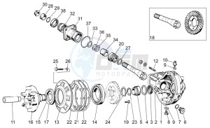 V7 II Stone ABS 750 drawing Transmission complete II