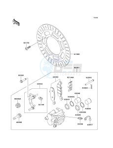 VN 1500 D[VULCAN 1500 CLASSIC] (D1-D2) [VULCAN 1500 CLASSIC] drawing FRONT BRAKE