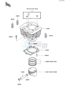 KLF 300 A [BAYOU 300] (A2) [BAYOU 300] drawing CYLINDER_PISTON