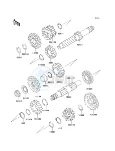 VN 800 E [VULCAN 800 DRIFTER] (E6F) E6F drawing TRANSMISSION