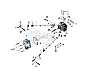 SYMPHONY ST 200i (L8) EU drawing CYLINDER HEAD KPL.