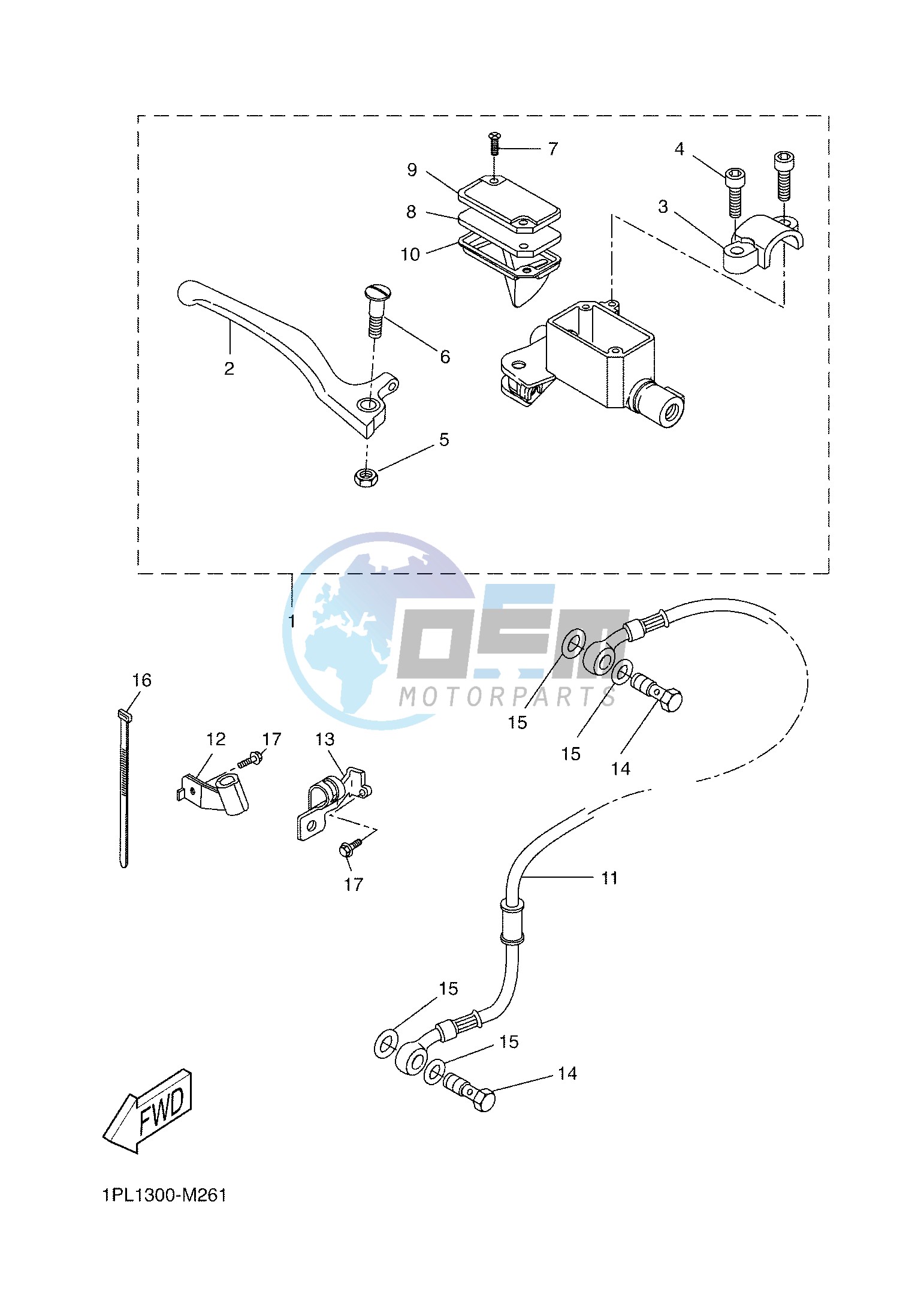 FRONT MASTER CYLINDER