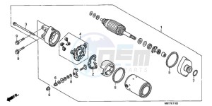 XL1000VA9 UK - (E / ABS MKH) drawing STARTING MOTOR