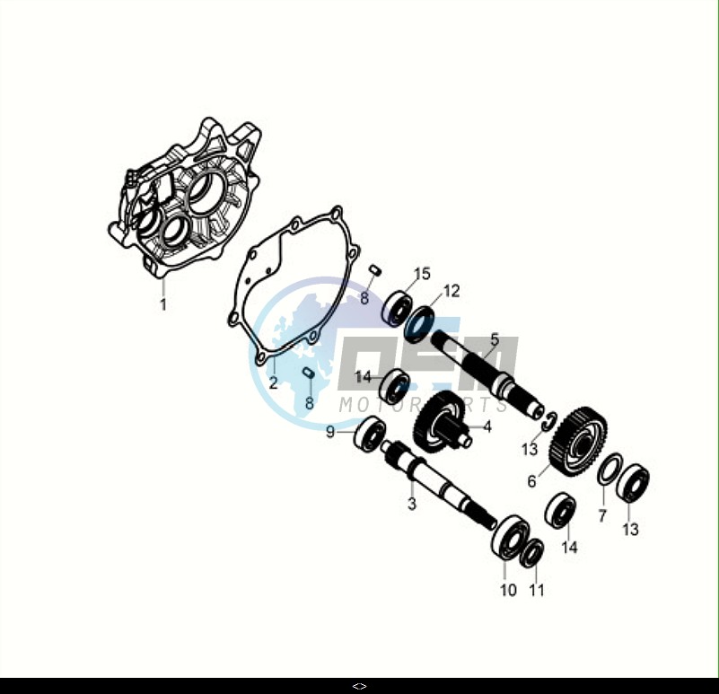 MISSION CASE-DRIVE SHAFT