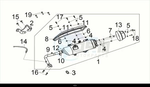 JOYMAX-Z+ 125 (LW12W3-EU) (M2) drawing EXH. MUFFLER