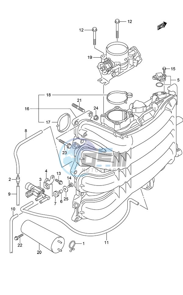 Intake Manifold/Throttle Body (Model: TG/ZG)