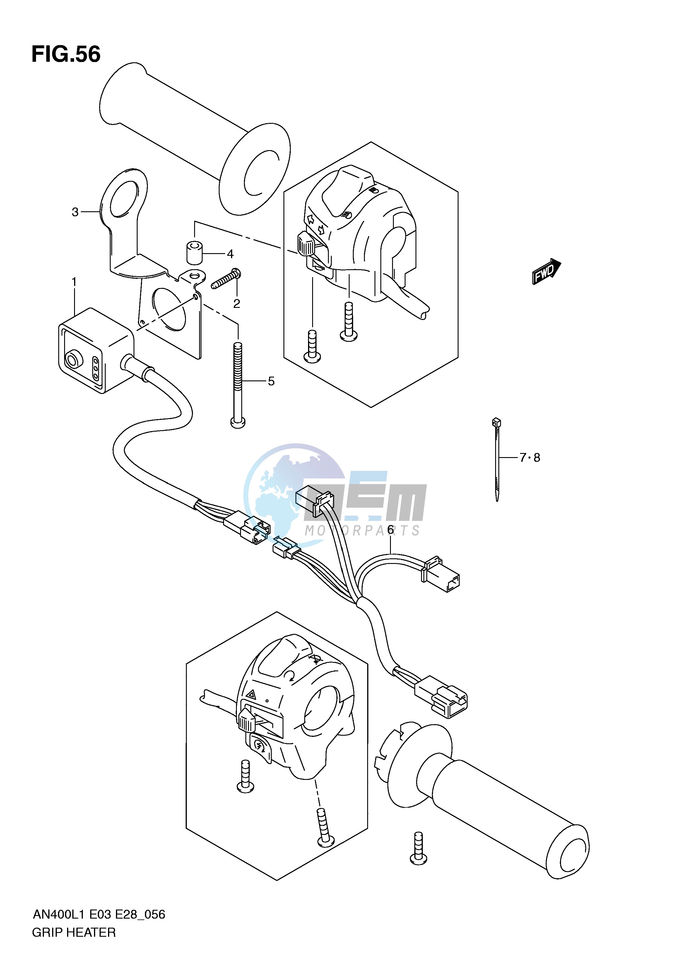 GRIP HEATER (AN400ZAL1 E33)